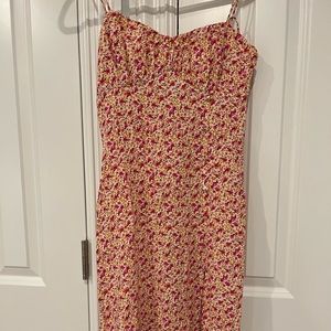 Midi floral zara dress